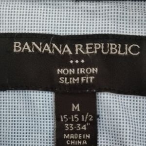 Banana Republic Light Blue Non-Iron Shirt